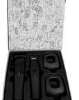 TPOB Play Barber Hair Clipper and Trimmer for Men 7500 RPM with Rubber Grips (Blackout 2 Set)