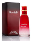 NovoGlow Firenight Pour Homme- Eau De Parfum Spray Perfume, Fragrance For Men- Daywear, Casual Daily Cologne 3.4 Oz Bottle- Ideal EDT Beauty Gift for Birthday, Anniversary