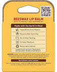 Burt's Bees Lip Balm - Original Beeswax, Lip Moisturizer With Responsibly Sourced Beeswax, Tint-Free, Natural Origin Conditioning Treatment, 4 Tubes, 0.15 oz.