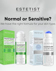 ESTETIST Razor Bump Solution Roll-On for Sensitive Skin, Ingrown Hair & Razor Burn Care Serum with Aloe Vera & Tea Tree, Soothing After Shave Skin Care for Bikini Area, Face, Neck & Legs