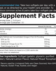 Livingood Daily Fish Oil Supplements with Omega 3 Fatty Acid, Omegas (60 Softgels) - EPA & DHA Fish Oil Pills Support Heart & Joint Health - Promotes Healthy Digestion & Brain Function - Non-GMO