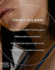Advanced Clinicals Brightening Vitamin C Serum For Face With Glycolic Acid + Lactic Acid | Vitamin C Eye Serum Face Moisturizer For Improving Look Of Dark Spots & Uneven Complexion, 1.75 Fl Oz