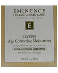 Eminence Organics Coconut Age Corrective Moisturizer, 2 Ounce
