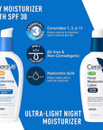 CeraVe Acne Skin Care Set, 5oz Acne Foaming Cream Cleanser + 1oz Resurfacing Retinol Serum + 2oz AM Facial Moisturizing Lotion with SPF 30 + 2oz PM Facial Moisturizing Lotion