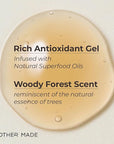 Superfood Hydrating Vegan Oil Gel Face Wash, 6.76 fl.oz | Daily Gentle Cleanser for Sensitive Skin with Natural Oils and Lactic Acid, pH Balancing, Makeup Removing, Korean Skin Care