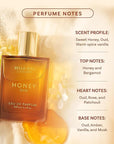 BellaVita Luxury Honey Oud Eau de Parfum (3.4 fl. oz.) | Patchouli, Vanilla, Bergamot, Floral & Spicy + Made with Clean & Vegan Essentials Oils + Cruelty Free | Long-Lasting Unisex Fragrance