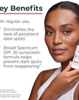 Eucerin Radiant Tone Daily Face Lotion with SPF 30, Dark Spot Corrector with Thiamidol, Face Moisturizer Helps Visibly Reduce the Look of Persistent Dark Spots, All Skin Types, 1.7 Fl Oz Bottle