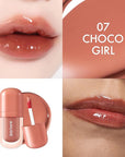 Amuse SEOUL BEBE TINT - 07 CHOCO GIRL | 24-hour Long-lasting Lip Stain, Plumping, Hydrating, Moisturizing, No Peel Off, Lip Care, Treatment, Non Sticky, Korean Lip Tint for Dry Lips