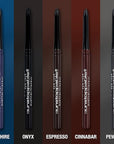 Maybelline Unstoppable Waterproof Mechanical Brown Eyeliner Pencil, Easy to Apply, Smooth Glide, Up to 24 Hour Wear, Cinnabar, Pack of 2