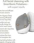 GESKE SmartAppGuided™ Sonic Facial Brush 5 in 1 | Vibrating Electric Facial Cleansing Brush | Soft Silicone Brush | Professional Facial Cleanser | Skin Cleanser & Exfoliator | Face Massager
