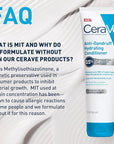CeraVe Hydrating Anti Dandruff Conditioner, 0.5% Pyrithione Zinc Dandruff Treatment With Ceramides, Hyaluronic Acid & Niacinamide, Helps Eliminate Flakes & Reduce Itchy Scalp, Sulfate Free Conditioner