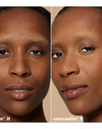 e.l.f. Hydrating Camo Concealer, Covers Blemishes & Under-Eye Circles, Full-Coverage & Delivers A Satin Finish, Vegan & Cruelty-Free, Deep Caramel