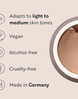 M. Asam Magic Finish Porcelain Teint Make-Up Mousse (1.01 Fl Oz) – 4in1 Primer, Foundation, Concealer & Powder With Buildable Coverage, Adapts To Fair Skin Tones, Leaves Skin Looking Flawless