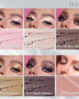 6PCS Cream Eyeshadow Stick Makeup Sets, Metallic And Matte Shimmer Eye Shadow Eye Brightener Stick Pencil Crayon, A10-Quartz Pink