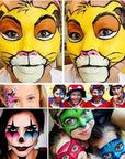 Go Ho Yellow Face Body Paint Stick,Washable Yellow Face Paint Stick,Non-toxic Full-coverage Cream Body Paint for Adults Children Halloween Cosplay SFX Makeup