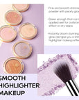 Baked Purple Highlighter Powder Palette, Makeup Highlighter Powder Twilight Purple
