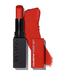 REVLON Lipstick, ColorStay Suede Ink, Built-in Primer, Infused with Vitamin E, Waterproof, Smudge-proof, Matte Color, 014 Spit Fire, 0.09 oz.