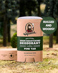 Dr. Squatch Natural Deodorant for Men - Odor-Squatching Aluminum Free - Pine Tar (2.65 oz, 3-Pack)