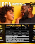 Liquid Biotin & Collagen Hair Growth Drops 60,000mcg - Biotin and Liquid Collagen Supplement for Men & Women - Glowing Skin Support, Healthy Hair & Nail Growth - 2oz