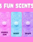 Unicorn Bath Bombs for Girls with Surprise Toys Inside (6 Pack) - Large Bubble Bomb for Kids, Gentle and Safe, Made in USA, Fizzies, Fruity Scents, Won't Stain Tub - Ideal Gift by Two Sisters