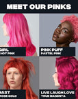 Good Dye Young Semi-Permanent Hair Color, Vegan and Cruelty-Free Pink Hair Dye, Last up to 24 Washes, Non-Damaging Conditioning Hair Color (5FL OZ, Ex Girl)