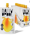 Dally Mango Drinkable Konjac Jelly (10 Pouches) – 10-Calorie, Zero Sugar Korean Fruit Snack – Prebiotics & Postbiotics for Skin, Immune & Weight Management