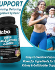 Gallbladder Supplements Cleanse Formula Support - Keto Digestive Enzymes with Ox Bile Supplement, Chanca Piedra & Betaine HCL - Gallstone Dissolver Kidney Liver Gall Bladder Flush Detox Stone Breaker