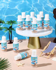 6 Pcs Wedding Sunscreen Bulk Travel Size Sunscreen SPF 50 Mini Sunscreen with Zinc Oxide Titanium Dioxide for Wedding Party Gifts(Summer Vacation)