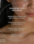 Advanced Clinicals Hyaluronic Acid Serum For Face | Moisturizing Facial Skin Care Products | Hydrating Serum For Face Helps Improve Look Of Wrinkles, Fine Lines, & Uneven Dry Skin Texture, 2-Pack