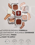 L'Oreal Paris True Match Super Blendable Oil Free Powder Foundation, N6 Medium, 0.33 oz, Packaging May Vary