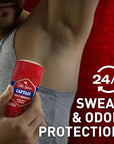 Old Spice Antiperspirant Deodorant for Men, 24/7 Sweat & Odor Protection, 24/7 Lasting Freshness, Invisible Solid, Captain with Bergamot Scent, 2.6 oz (Pack of 6)
