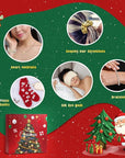 Advent Calendar 2025 Women-12 Days of Christmas Advent Calendars for Adult Women and Teen Girls, Luxury Spa Self Care Christmas Gifts Basket Countdown Calendar for Mom Wife Girlfriend Red