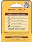 Burt's Bees Lip Balm, Lip Moisturizer With Responsibly Sourced Beeswax, with Vitamin E & Peppermint Oil, Natural Origin Moisturizing Care, 1 Tube, 0.15 oz.