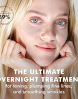 skyn ICELAND Dissolving Microneedle Under Eye Patches with 39% Hyaluronic Acid & Peptides No-Slip Eye Masks for Firming Wrinkles & Fine Lines, 1 Pair