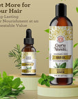 GuruNanda Rosemary Mint for Hair Growth with Keratin & Vitamin E Oil - Encourages Scalp, Shine & Hair Strengthening- 100% Natural, Cruelty-Free, 8oz