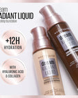 Maybelline Dream Radiant Liquid Medium Coverage Hydrating Makeup, 1 Count