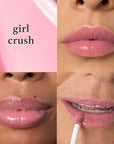 Julep So Plush Hydrating Lip Gloss – High-Shine, Non-Sticky Lip Color - Vitamin E for Soothing & Repair – Cruelty-Free, Moisturizing Gloss – Girl Crush