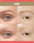 Maybelline Build-A-Brow 2-in-1 Brow Pen and Sealing Eyebrow Gel, Eyebrow Makeup for Real-Looking, Fuller Brows, Blonde, 1 Count