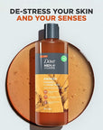 DOVE MEN + CARE Face + Body Wash For Men Awaken Turmeric + Ginger Root 18 oz 4 Count
