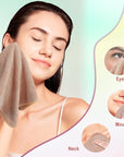 Nugilla Makeup Remover Cloth 12 x 12 Inch, Reusable Makeup Remover Towels for Washing Face, 6 Pack Washable Microfiber Face Cloth Fast Drying Washcloth, Brown