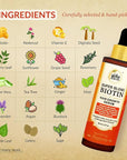 Rosemary Mint & Biotin Hair Growth Serum Formulated With Biotin, Hyaluronic Acid, Baobab Protein, Rosemary, Mint & Other 22+ Natural Herbs and Extracts Combat Hair Loss and Promote Hair Growth 60 ml