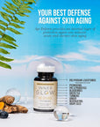 Age Defense Vitamins - Dermatologist and Plastic Surgeon Developed to Fight photoaging and Melasma, Polypodium Leucotomos Antioxidant Formula – Vegan, Gluten-Free – 60 Capsules