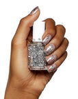 essie Nail Polish, Glossy Shine Silver Glitter, Set in Stones, 0.46 Fl Oz (Pack of 2)