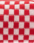 Pazimiik checkered makeup bag for