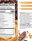 Truth Bar Prebiotic & Probiotic Keto Snack Vegan Bars with Omega-3's - Synbiotic High Fiber Snacks - Low Sugar, Kosher, Gluten Free - Dark Chocolate Peanut Butter Crunch (Pack of 12)