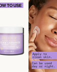 Pacifica Face Cream - Vegan Ceramide Barrier Cream w/Niacinamide & Shea Butter - Hydrating Daily Face Moisturizer Fragrance Free for Sensitive Skin, Vegan, Clean Beauty Allergy & Dermatologist Tested