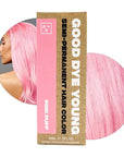 Good Dye Young Semi-Permanent Hair Color, Vegan and Cruelty-Free Pink Hair Dye, Last up to 24 Washes, Non-Damaging Conditioning Hair Color (5FL OZ, Pink Puff)