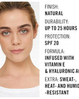 Rimmel London Lasting Finish 25HR - 203 True Coverage, Waterproof, 1oz