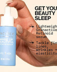 Pacifica Retinol Serum for Face - Wake Up Beautiful Retinoid Night Face Serum - Anti-Aging Skin Care & Skin Brightening - Retinol, Collagen & Antioxidants Vegan & Cruelty-Free Dermatologist Tested