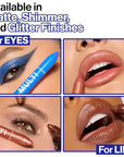 wet n wild Color Icon Cream Eyeliner Eyeshadow Multi-Stick, Moisturizing, Nourishing Velvety Cream-to-Powder Buildable & Blendable Formula, Cruelty-Free & Vegan - Blue Me Away